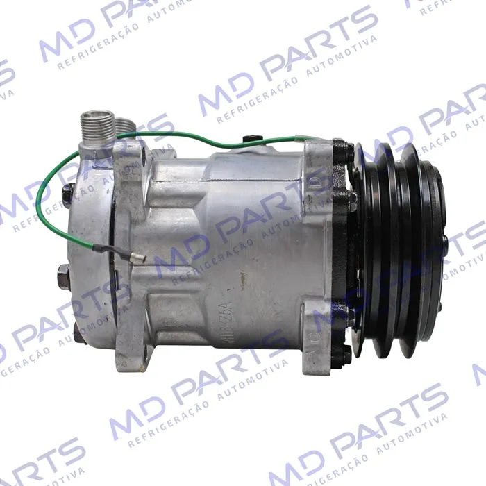 Compressor SANDEN Original 4741 AA7H15AA 8 Orelhas 200cc - 24 Volts Polia 2A 125mm — foto 5