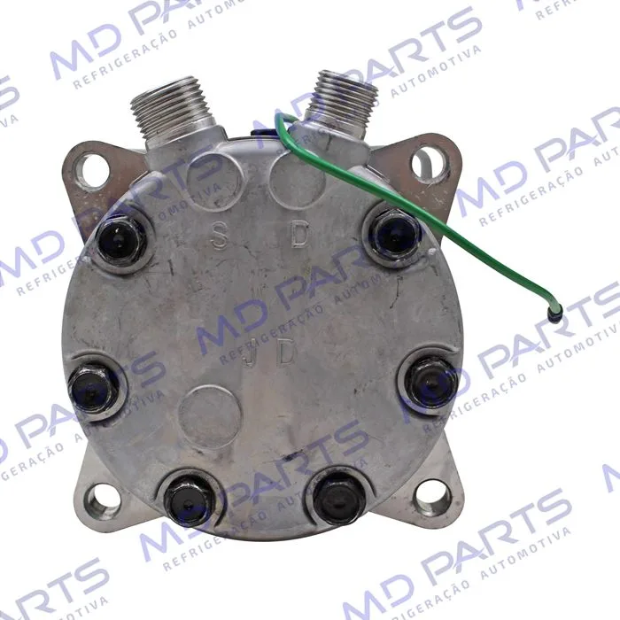 Compressor SANDEN Original 4741 AA7H15AA 8 Orelhas 200cc - 24 Volts Polia 2A 125mm — foto 7