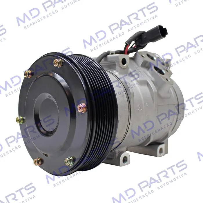 Compressor Modelo Denso 10S17C Máquina Caterpillar 336D/330CL - 24 Volts Polia 8pk 145mm - OEM: 305-0324/ 305-0325/ 259-7243/ 245-7779 — foto 2