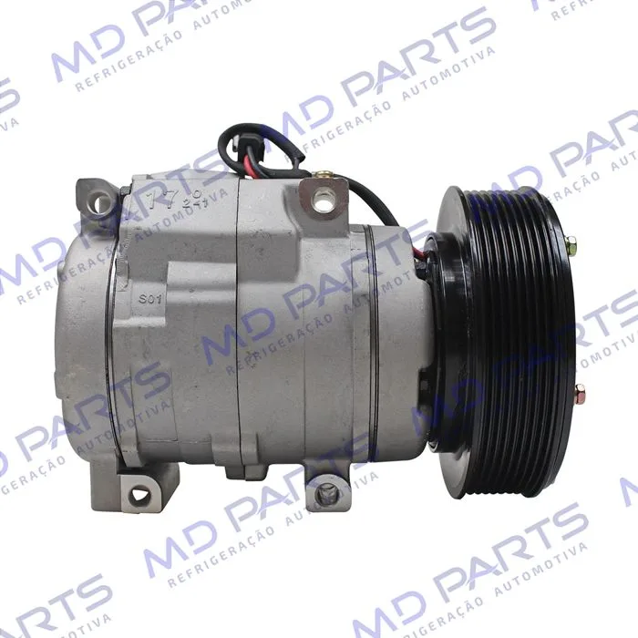 Compressor Modelo Denso 10S17C Máquina Caterpillar 336D/330CL - 24 Volts Polia 8pk 145mm - OEM: 305-0324/ 305-0325/ 259-7243/ 245-7779 — foto 5