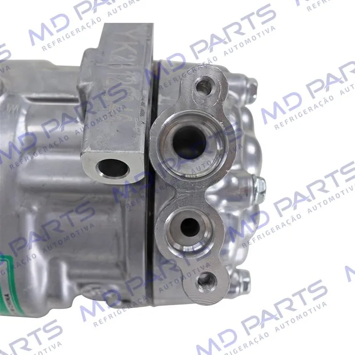 Compressor Modelo Sanden SD7V16 Renault Duster/ Clio/ Megane/ Scenic/ Kangoo/ Logan/ Sandero/ Nissan OEM: 8200802609 - 12 Volts Polia 6pk 125mm — foto 7