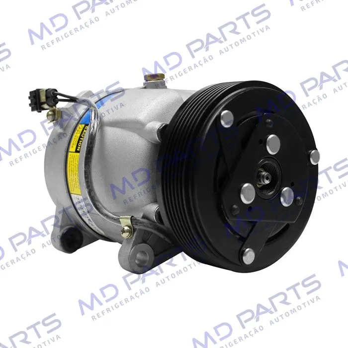 Compressor Modelo Harrison V5 Volkswagen Polo / Golf Até 1998 - 12 Volts Polia 6pk 130mm — foto 4