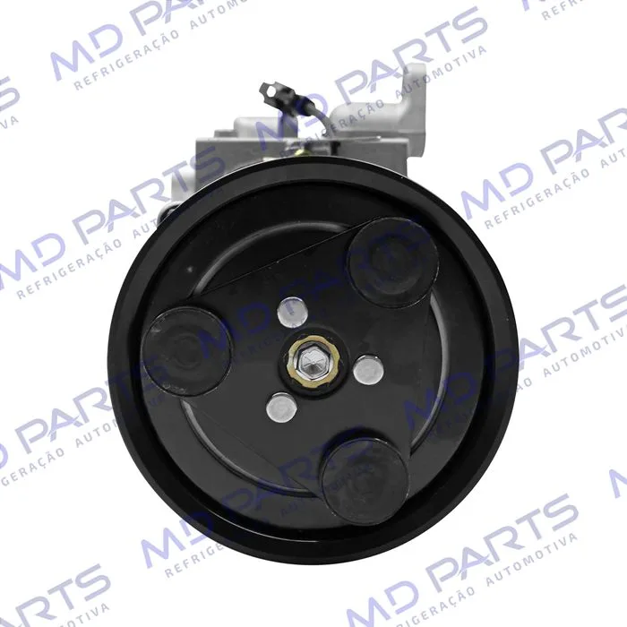 Compressor Modelo Halla Hyundai Santa Fé 2.0 8 Válvulas 2001 Até 2009 - 12 Volts Polia 6pk 118mm — foto 3