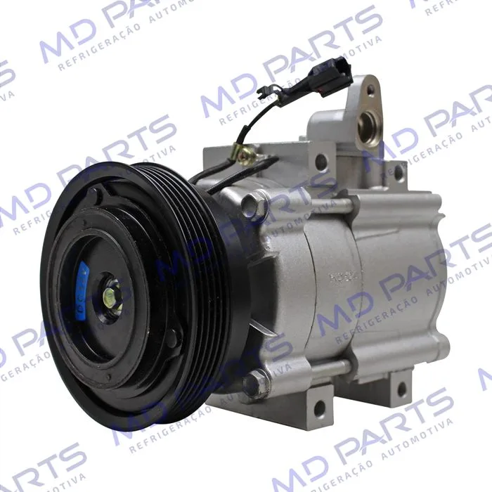 Compressor Modelo Halla Hyundai Santa Fé 2.4 8 Válvulas 2001 Até 2009 - 12 Volts Polia 5pk 123mm — foto 2