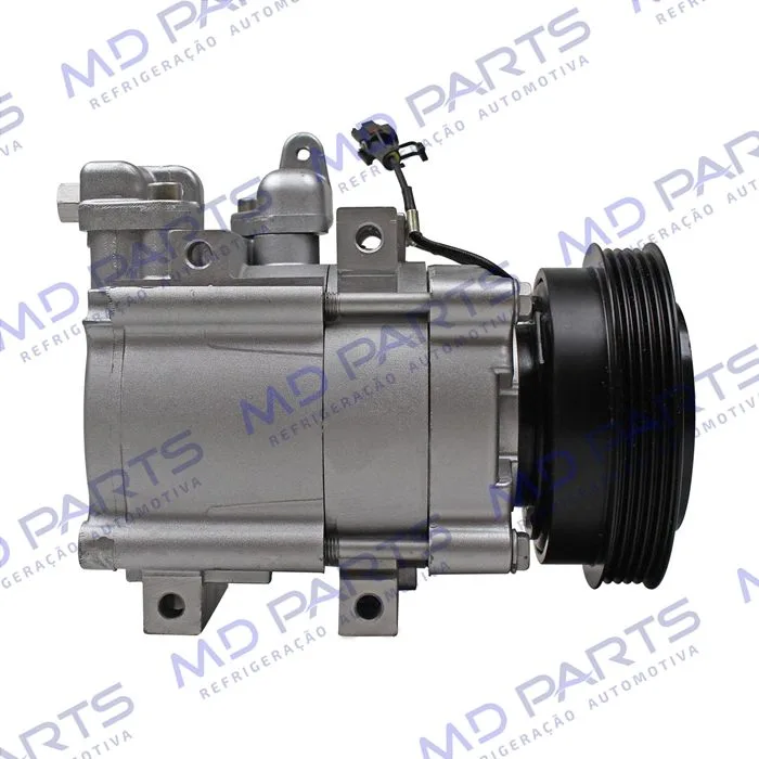Compressor Modelo Halla Hyundai Santa Fé 2.4 8 Válvulas 2001 Até 2009 - 12 Volts Polia 5pk 123mm — foto 5