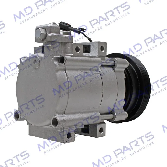 Compressor Modelo Halla Hyundai Santa Fé 2.4 8 Válvulas 2001 Até 2009 - 12 Volts Polia 5pk 123mm — foto 6