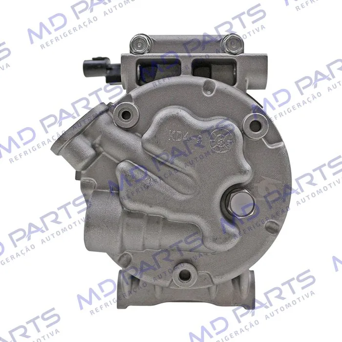Compressor Modelo Halla Hyundai Vera Cruz 3.0 V6/ Santa Fé 2.7 12 Válvulas/ Azera/ Kia Sorento 2007 Até 2009 - 12 Volts Polia 6pk 124mm — foto 7