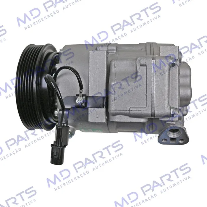 Compressor Modelo Halla Hyundai Vera Cruz 3.0 V6/ Santa Fé 2.7 12 Válvulas/ Azera/ Kia Sorento 2007 Até 2009 - 12 Volts Polia 6pk 124mm — foto 8