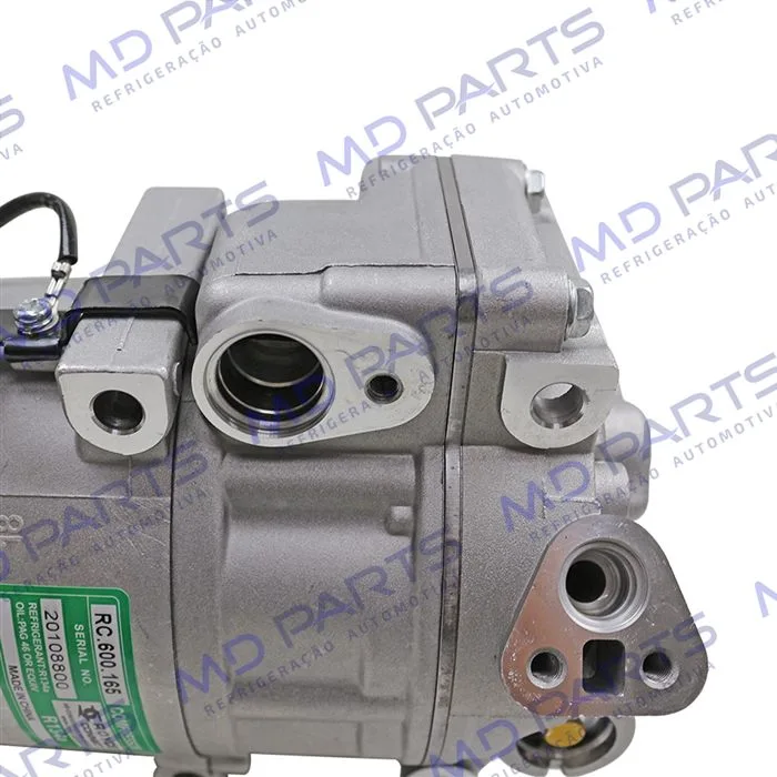 Compressor Modelo Halla Hyundai Vera Cruz 3.0 V6/ Santa Fé 2.7 12 Válvulas/ Azera/ Kia Sorento 2007 Até 2009 - 12 Volts Polia 6pk 124mm — foto 9