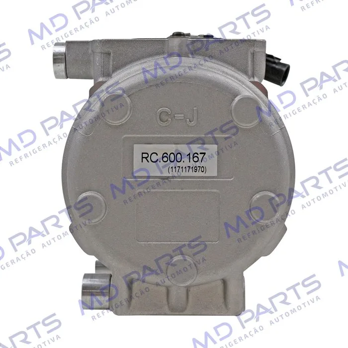 Compressor Modelo Denso 10PA15 Doowon Hyundai Tucson/ Kia Sportage/ New Sportage Gasolina e Diesel 2.0/2.7 8 Válvulas 2007> - 12 Volts Polia 4pk 123mm — foto 7