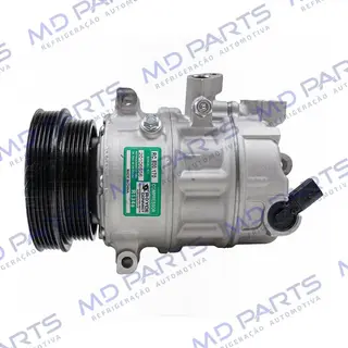Compressor Modelo Sanden Polia Dupla Volkswagen Jetta 2.5 2006 Até 2010 - 12 Volts