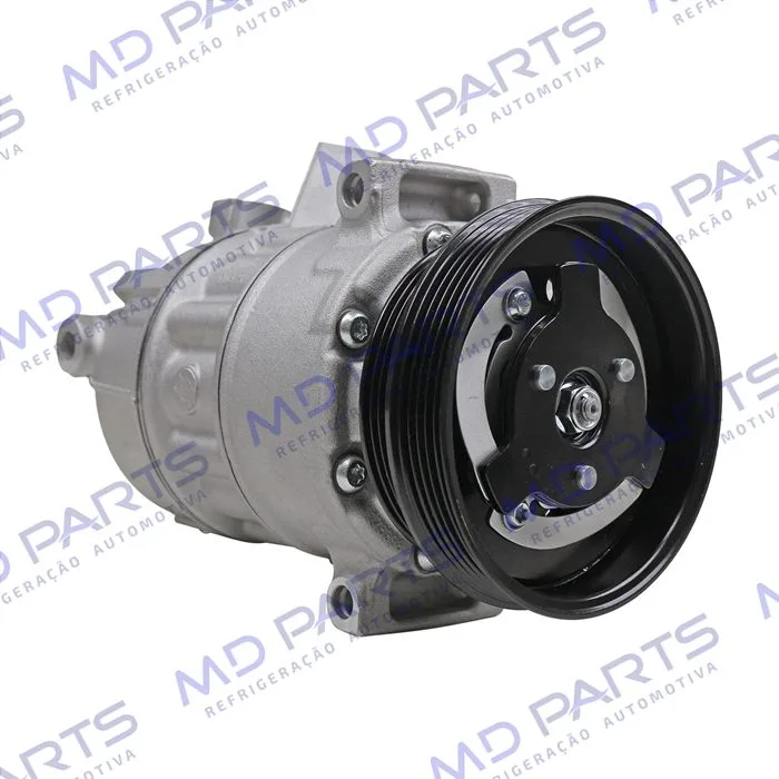 Compressor Modelo Sanden Polia Dupla Volkswagen Jetta 2.5 2006 Até 2010 - 12 Volts — foto 4