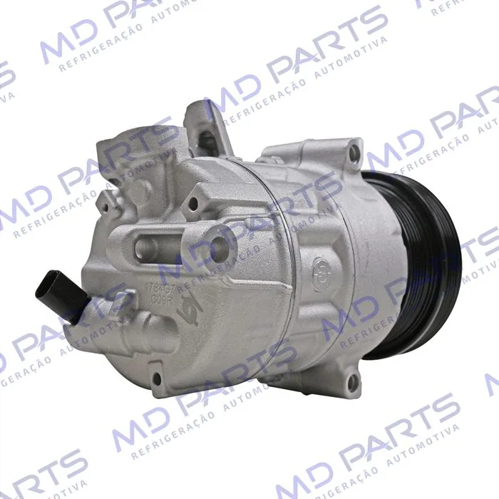 Compressor Modelo Sanden Polia Dupla Volkswagen Jetta 2.5 2006 Até 2010 - 12 Volts — foto 6