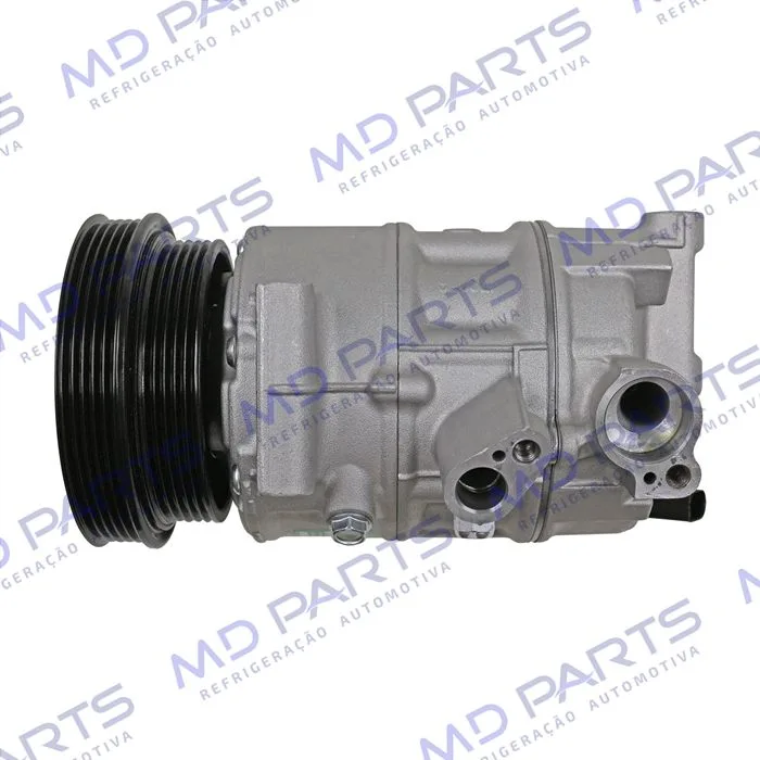 Compressor Modelo Sanden Polia Dupla Volkswagen Jetta 2.5 2006 Até 2010 - 12 Volts — foto 8