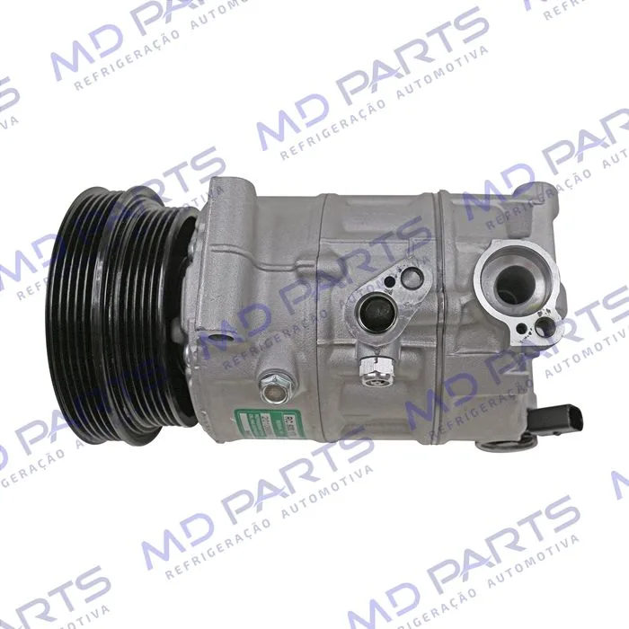 Compressor Modelo Sanden Polia Dupla Volkswagen Jetta 2.5 2006 Até 2010 - 12 Volts — foto 10