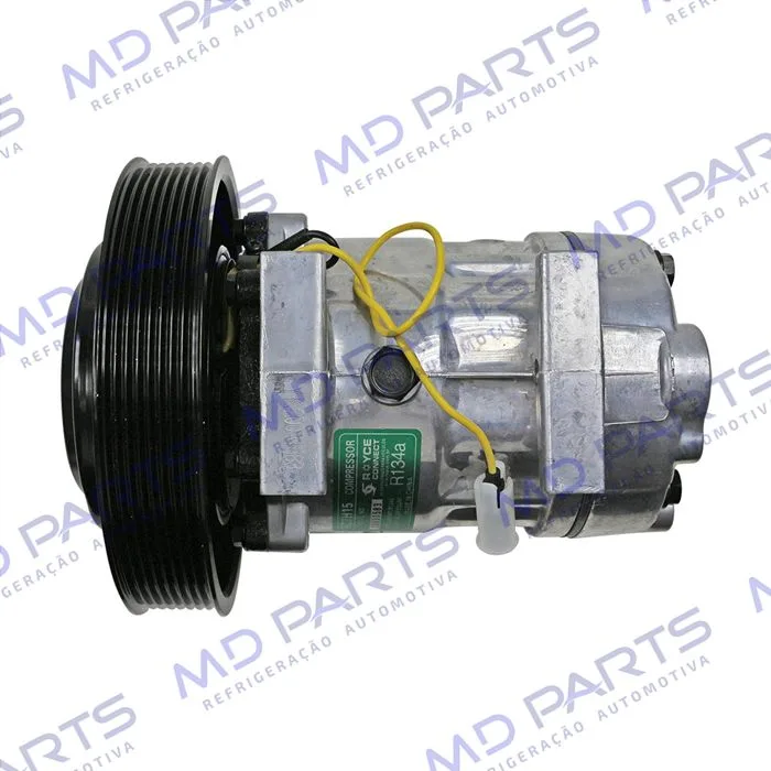 Compressor AB7H15AB 4116U Caminhão Volvo FM/ FMX / FH 2008 Até 2019 - 24 Volts Polia 8pk 174mm OEM: 20587125/ 85000458/ 84094705/ 85000458 — foto 8