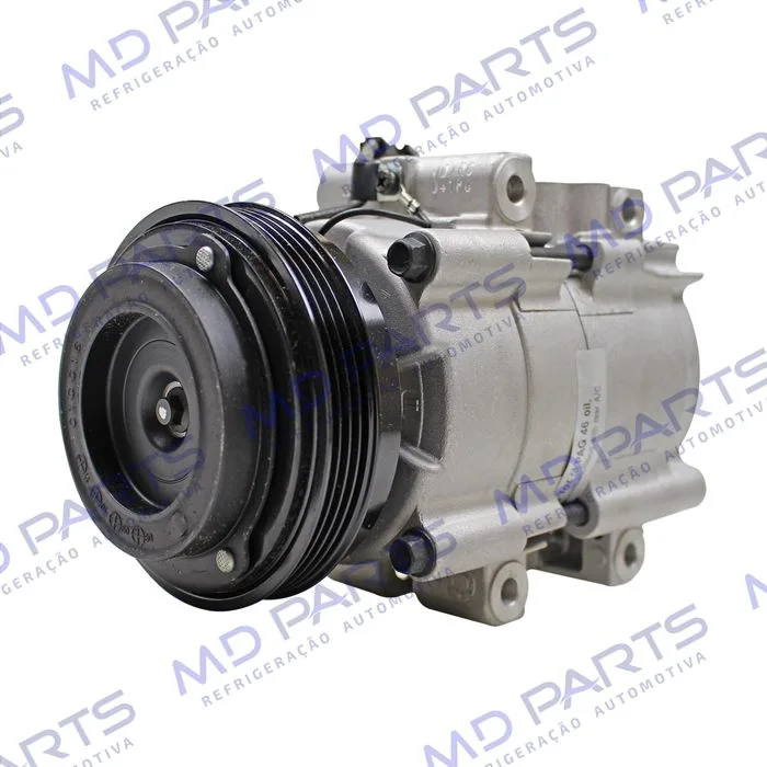 Compressor Modelo Halla HS18 Kia Sorento EX / LX V6 3.5L Mês 06 de 2002 a Mês 08 de 2006 - 12 Volts Polia 4pk 117mm — foto 2