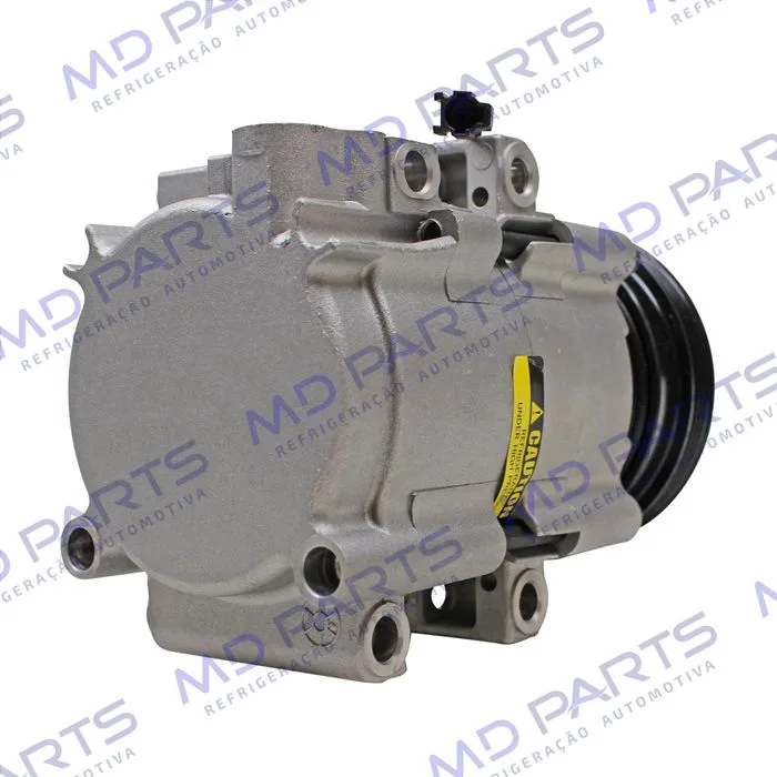 Compressor Modelo Halla HS18 Kia Sorento EX / LX V6 3.5L Mês 06 de 2002 a Mês 08 de 2006 - 12 Volts Polia 4pk 117mm — foto 6
