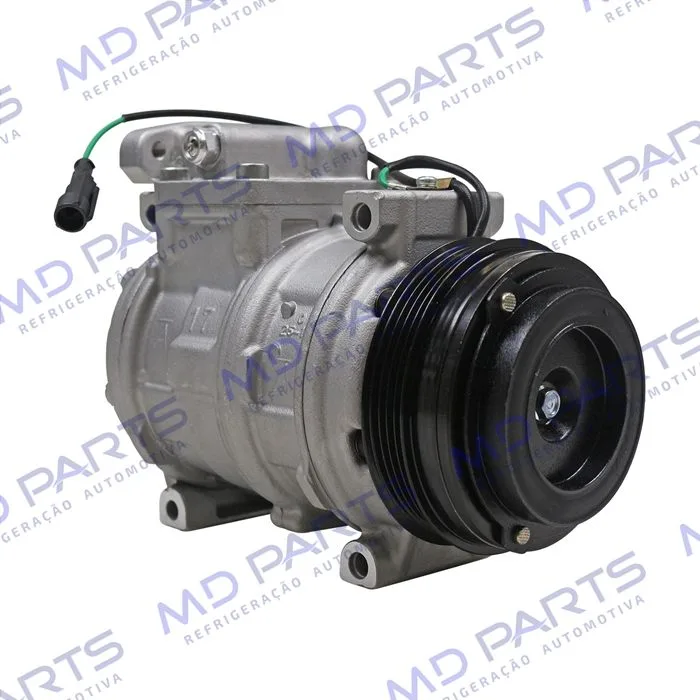 Compressor Caminhão Fiat Iveco Stralis/ Eurostar 10PA17 - 24 Volts Polia 4pk 115mm OEM: 504385146/ 99488569 — foto 4