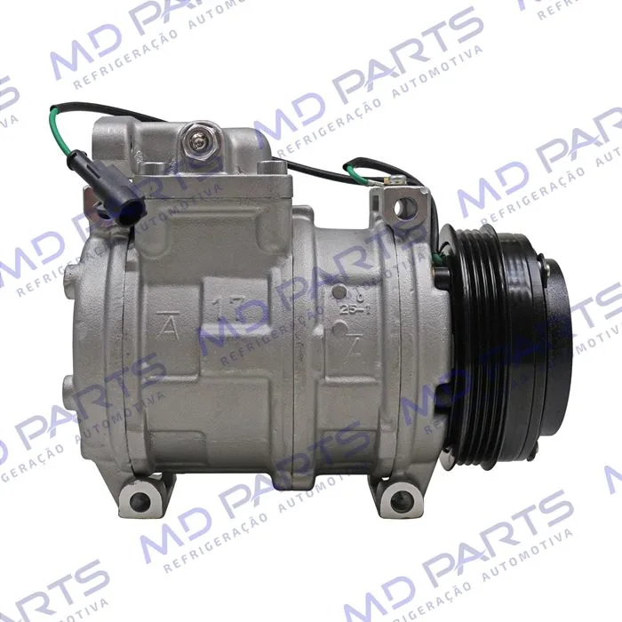Compressor Caminhão Fiat Iveco Stralis/ Eurostar 10PA17 - 24 Volts Polia 4pk 115mm OEM: 504385146/ 99488569 — foto 5