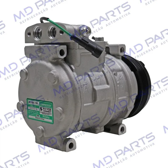 Compressor Caminhão Fiat Iveco Stralis/ Eurostar 10PA17 - 24 Volts Polia 4pk 115mm OEM: 504385146/ 99488569 — foto 6