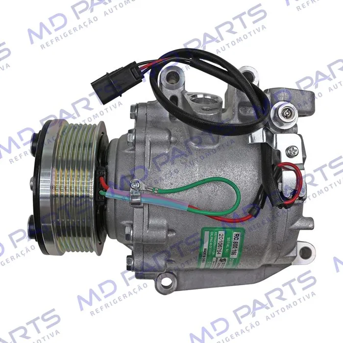 Compressor Honda CRV 2.0 2007 Até 2010 / New Civic 2011 - 12 Volts Polia 7pk 106mm