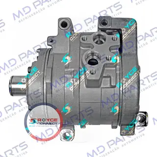 Compressor Denso 10S15 S/ Embreagem New Honda Civic 2007 Até 2012 EXS / LXS