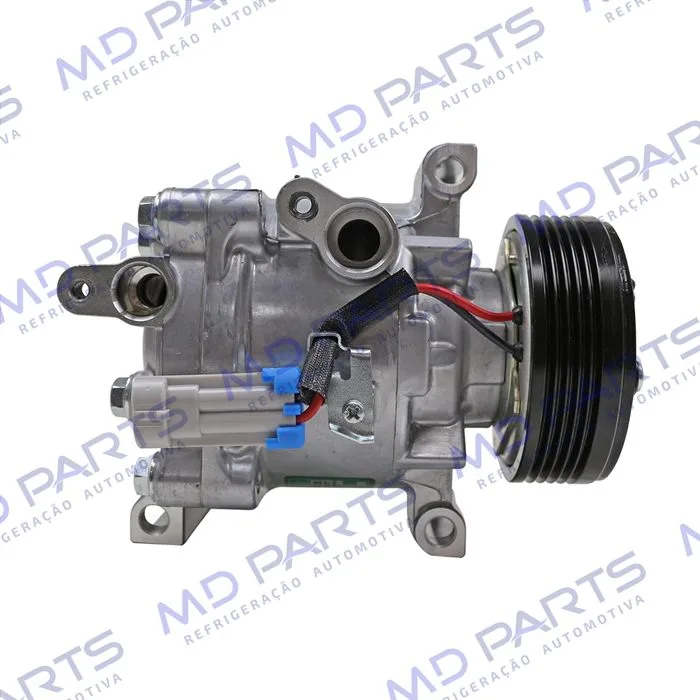Compressor Fiat Grand Siena Tetrafuel 2013 Até 2016 / Bravo T-Jet - 12 Volts Polia 5pk 95mm OEM: 51873922 — foto 5