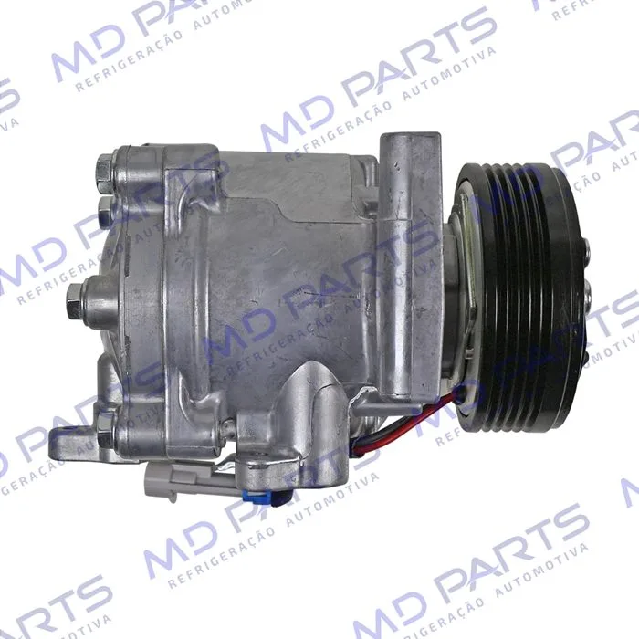 Compressor Fiat Grand Siena Tetrafuel 2013 Até 2016 / Bravo T-Jet - 12 Volts Polia 5pk 95mm OEM: 51873922 — foto 8