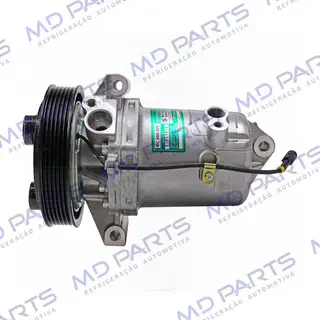 Compressor Modelo Calsonic Chevrolet S10 2.8 Diesel 2012> - 12 Volts Polia 6pk 134mm OEM: 52061675/ 52140259/ 52069459