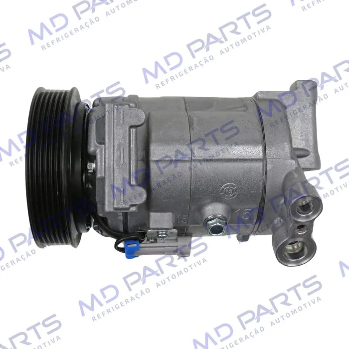 Compressor Chevrolet Cruze Motor 1.8 2012 Até 2016 - 12 Volts Polia 6pk 120mm — foto 8