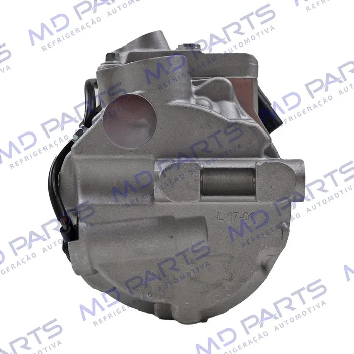 Compressor Modelo Denso 7SEU17C-PV7 Mercedes Benz Sprinter Lado Esquerdo Do Motor 2013 Até 2018/ C180/C200 2013 Até 2015/ Land Rover Discovery 3 2005/ Touareg V8/ Porsche Panamera - 12 Volts Polia 7pk 120mm — foto 5
