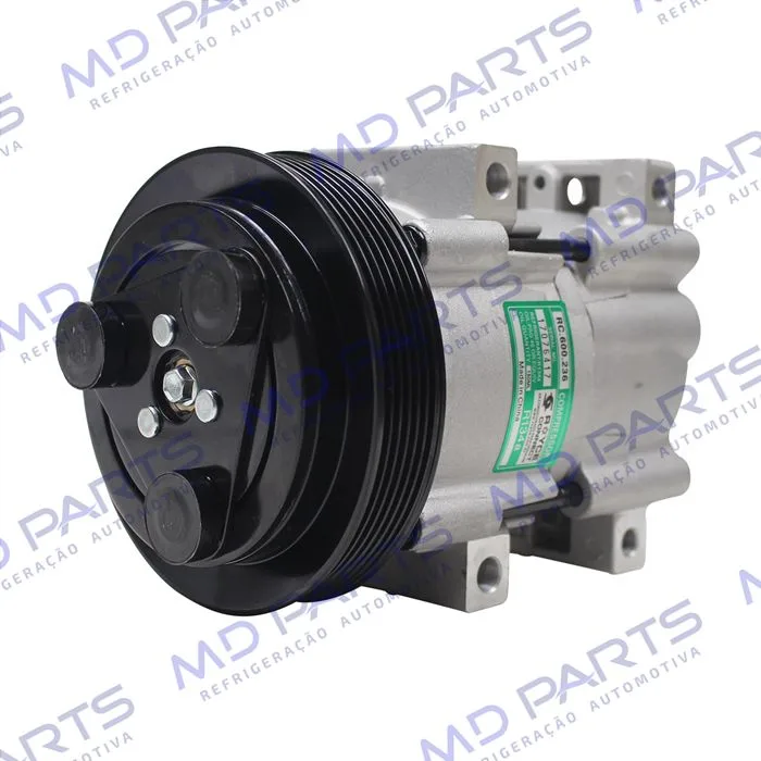 Compressor Fic Ford FS10 / FX15 Ranger / Fiesta / Ka / Escort / Mondeo R134a - 12 Volts Polia 6pk 144mm — foto 2