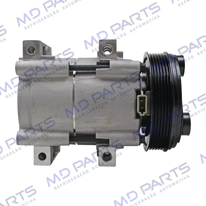 Compressor Fic Ford Ranger Diesel 3.0 até 2012 / Mustang / Troller 3.0 - 12 Volts Polia 6pk 130mm — foto 5