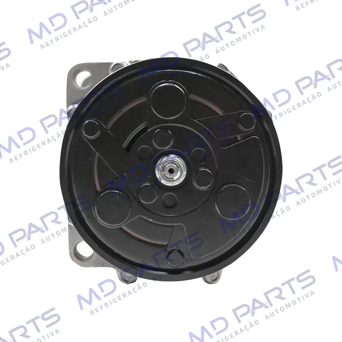 Compressor Modelo Zylinder SD7V16 1100 Volkswagen Polo Até 2001 / Golf >1998/ Passat/ Eurovan/ 4 Orelhas - 12 Volts Polia 6pk 120mm — foto 2