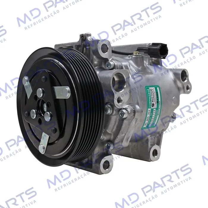 Compressor Modelo Calsonic Nissan Frontier Motor 2.5 2008 Até 2012 - 12 Volts Polia 7pk 137mm OEM: 92600EB40E — foto 2