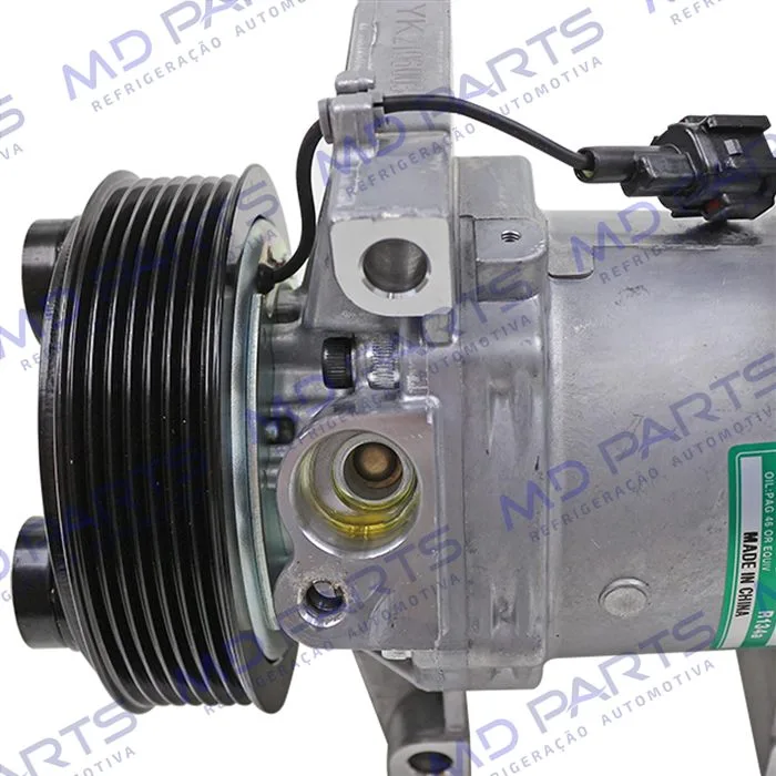 Compressor Modelo Calsonic Nissan Frontier Motor 2.5 2013> - 12 Volts Polia 7pk 110mm OEM: 92600KH70E — foto 9