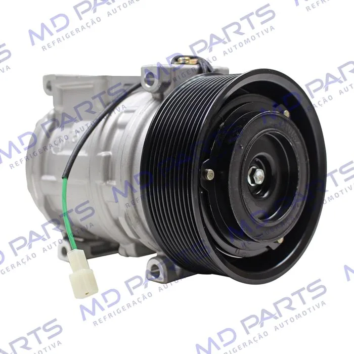 Compressor Modelo Denso 10PA15C Caminhão Mercedes Benz Atron/ Axor/ Actros 2729/ 2831/ 2841/ 2844/ 4844 Ano 2015> - 24 Volts Polia 11pk 130mm — foto 4