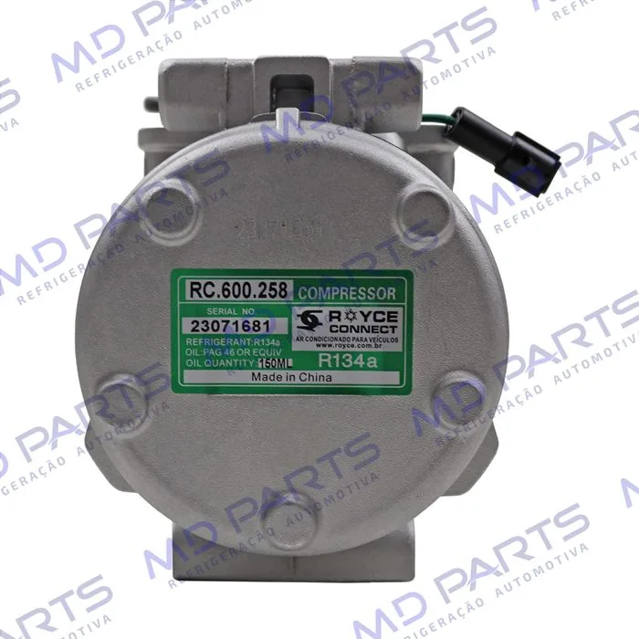 Compressor Modelo 10P15 Caminhão Mercedes Benz Accelo A815/ L98/ Volkswagen Constellation/ Titan 18310 R134a - 24 Volts Polia 8pk 120mm OEM: A9042300811/ 2R2820803C — foto 5