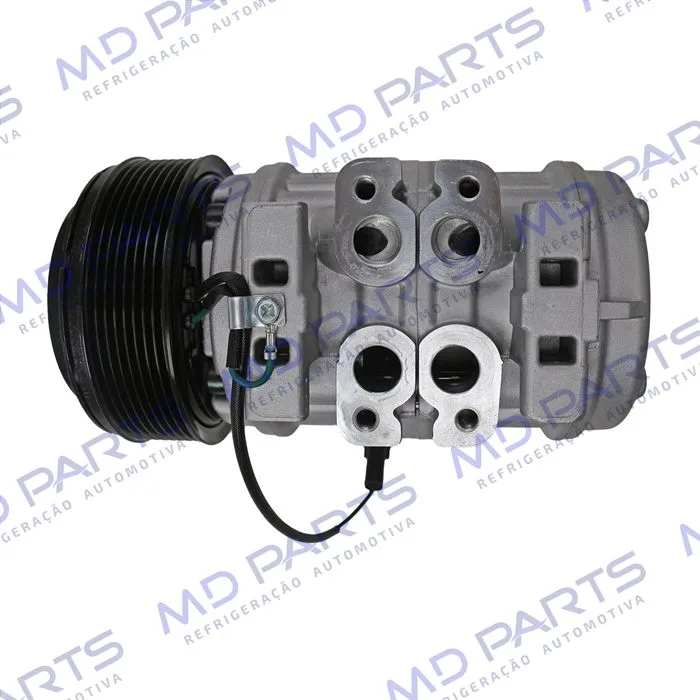 Compressor Modelo 10P15 Caminhão Mercedes Benz Accelo A815/ L98/ Volkswagen Constellation/ Titan 18310 R134a - 24 Volts Polia 8pk 120mm OEM: A9042300811/ 2R2820803C — foto 6