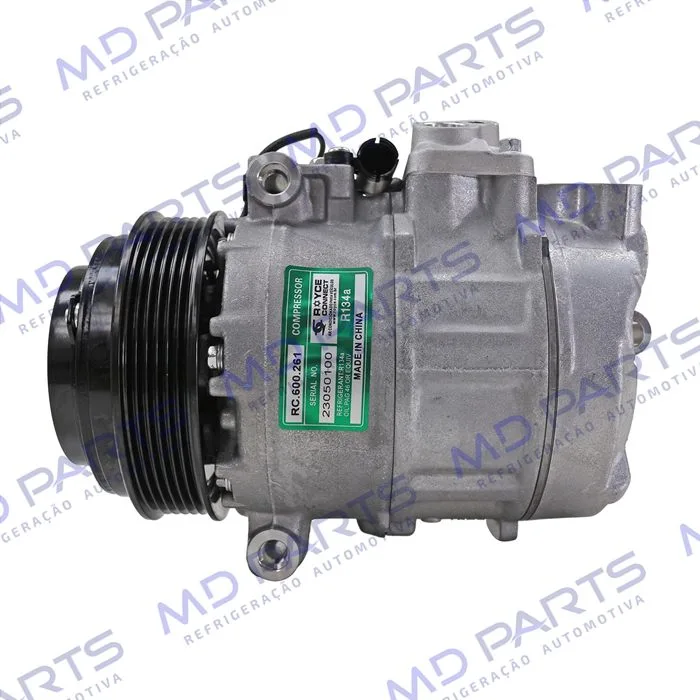 Compressor Modelo Denso 7SB16C Mercedes Benz R170SKL/ CLK430/ Sprinter/ W210/ W126/ W140 1993 Até 1996 - 12 Volts Polia 6pk 119mm