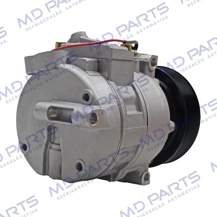 Compressor Modelo Denso 7SBU16C Caminhão Mercedes Benz Actros 4844 2009 Até 2014 - 24 Volts Polia 9pk 129mm OEM: A5412301211/ 447190-5530 — foto 6