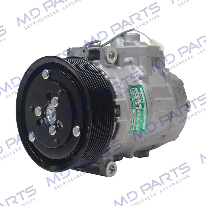 Compressor Modelo Denso 7SBU16C Caminhão Mercedes Benz Axor - 24 Volts Polia 9pk 135mm OEM: 4572300111/ A0002343711 — foto 2