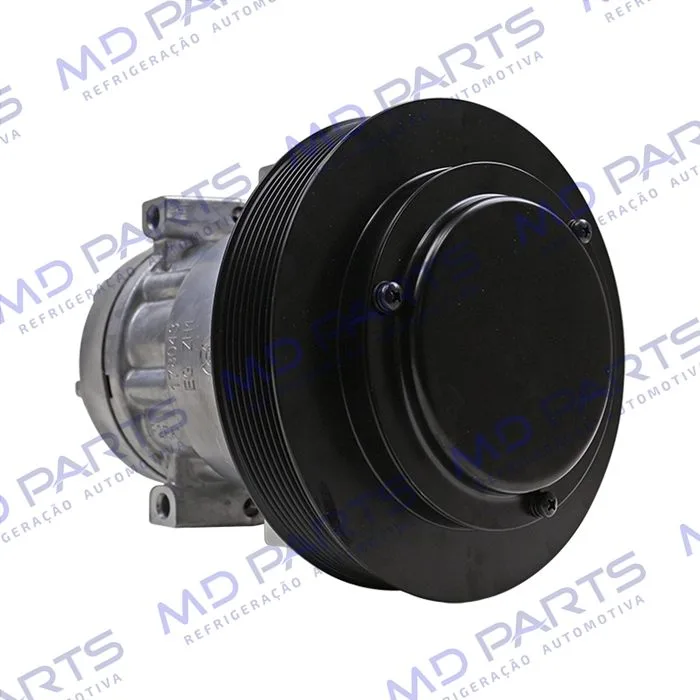 Compressor SANDEN AA7H15AA Original 4116U Caminhão Volvo FM/ FMX / FH 2008 Até 2019 - 24 Volts Polia 8pk 180mm OEM: 84094705/ 20587125/ 85000458 — foto 4