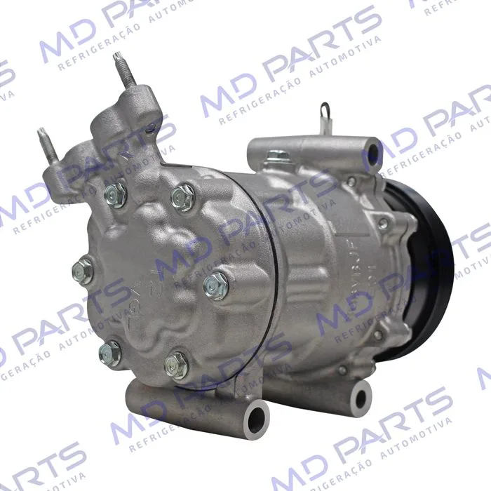 Compressor Modelo Sanden 6V12 Peugeot 206 1.0 / Renault Clio/ Sandero/ Logan 1.0 - 12 Volts Polia 4pk 110mm OEM: 8200840770 — foto 6