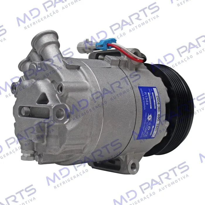 Compressor CVC 9045 125cc Chevrolet Astra/ Vectra 2006> - 12 Volts Polia 6pk 110mm OEM: 93380698 — foto 6