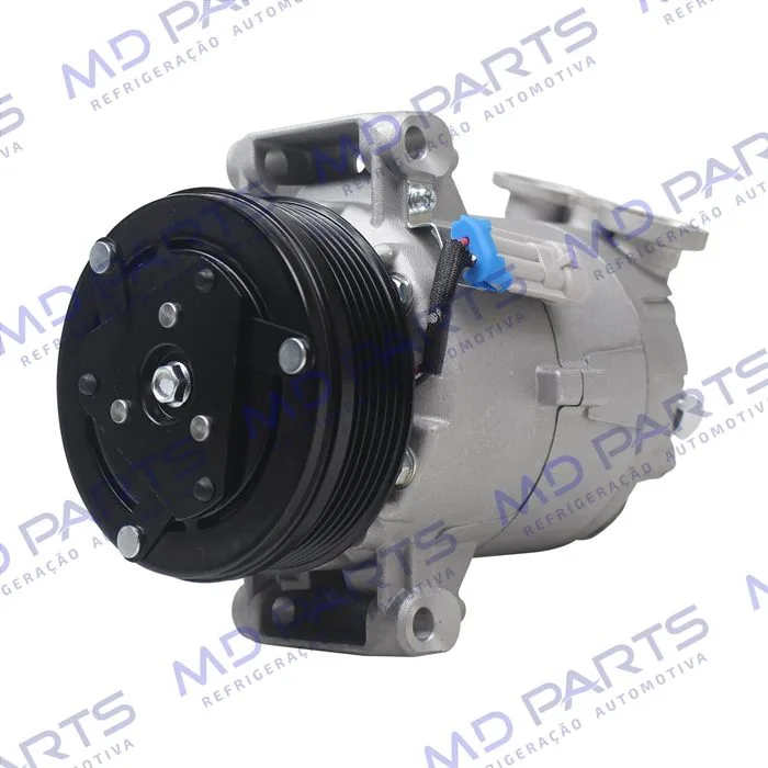 Compressor CVC 125cc Chevrolet S10 2000 Até 2011/ Blazer/ Troller 2.4/ 2.8 Gasolina / 2.8 Diesel 2000> - 12 Volts Polia 6pk 109mm OEM: 93381793/ 94763439/ 93298740 — foto 2