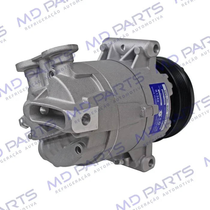 Compressor CVC 125cc Chevrolet S10 2000 Até 2011/ Blazer/ Troller 2.4/ 2.8 Gasolina / 2.8 Diesel 2000> - 12 Volts Polia 6pk 109mm OEM: 93381793/ 94763439/ 93298740 — foto 6
