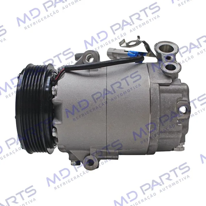 Compressor CVC 100cc R134a Chevrolet Corsa Classic/ Celta 2002 Até 2008 - 12 Volts Polia 6pk 110mm OEM: 93381741