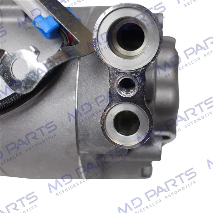 Compressor CVC 100cc R134a Chevrolet Corsa Classic/ Celta 2002 Até 2008 - 12 Volts Polia 6pk 110mm OEM: 93381741 — foto 8